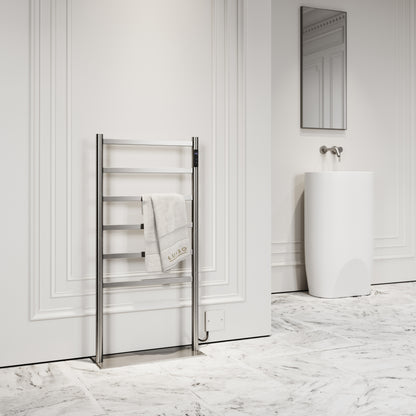 Vetro Chrome Floorstanding Heated Towel Warmer