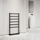 Vetro Matte Black Floorstanding Heated Towel Warmer