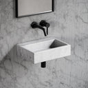 Via Carrara Marble Wall Hung Basin 400mm