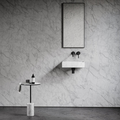 Via Carrara Marble Wall Hung Basin 400mm