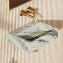 Via Jade Green Wall Hung Basin 400mm
