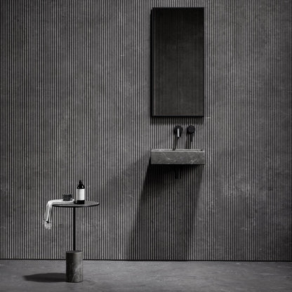 Via Pietra Grey Marble Wall Hung Basin 400mm