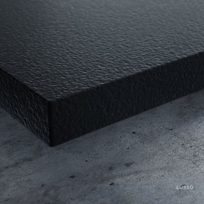 Vigo Stone Shower Tray & Waste Matte Black (ALL SIZES)