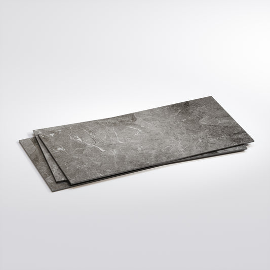 Vittorio Grigio Limestone Porcelain Wall or Floor Tile 1200 x 600mm