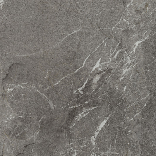 Vittorio Grigio Limestone Porcelain Wall or Floor Tile 600 x 600mm