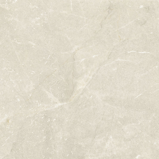 Vittorio Light Stone Limestone Porcelain Wall or Floor Tile 600 x 600mm