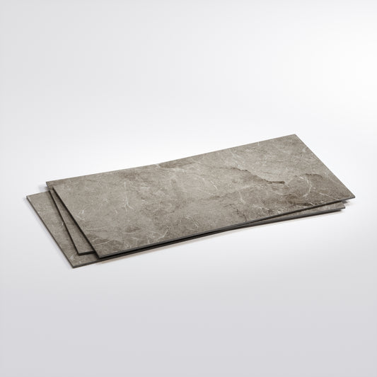 Vittorio Taupe Limestone Porcelain Wall or Floor Tile 1200 x 600mm