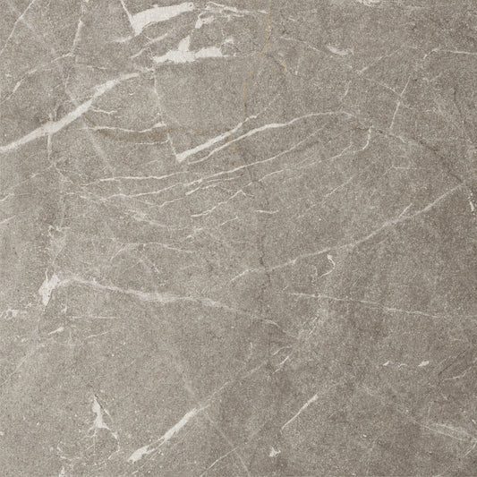 Vittorio Taupe Limestone Porcelain Wall or Floor Tile 600 x 600mm