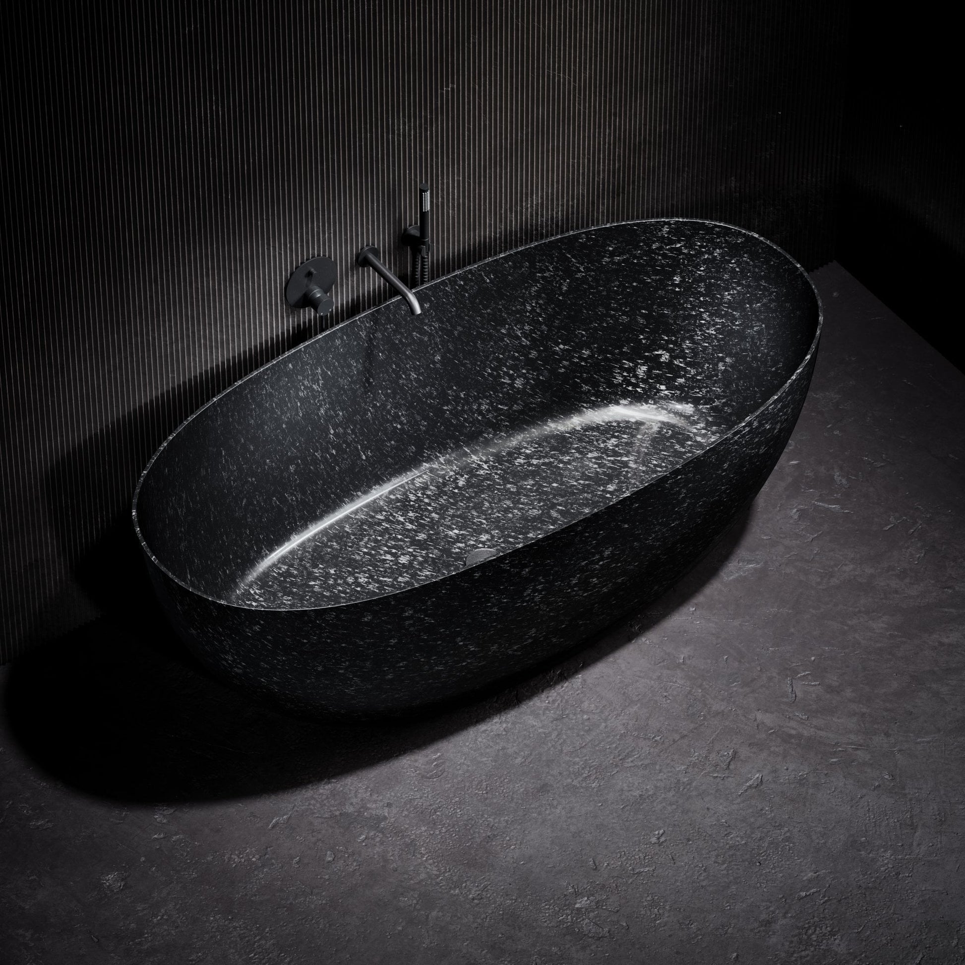 Vivere Forged Carbon Fibre Freestanding Bath 1700mm
