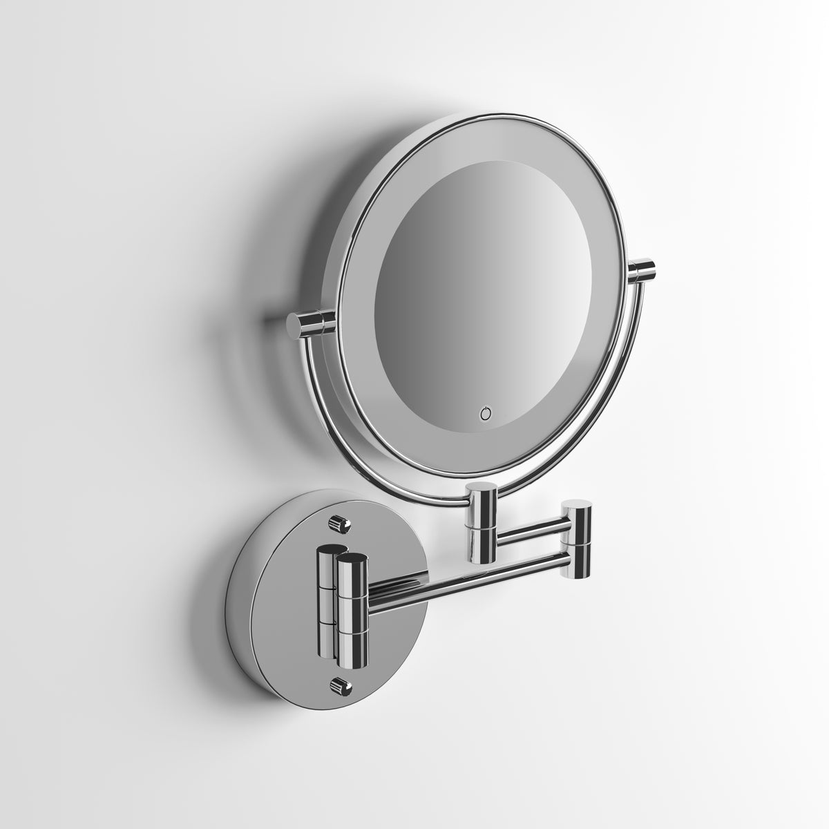 Colgate Mirror Vogue Chrome Backlit Wall Mounted Cosmetic Mirror - LUSSO
