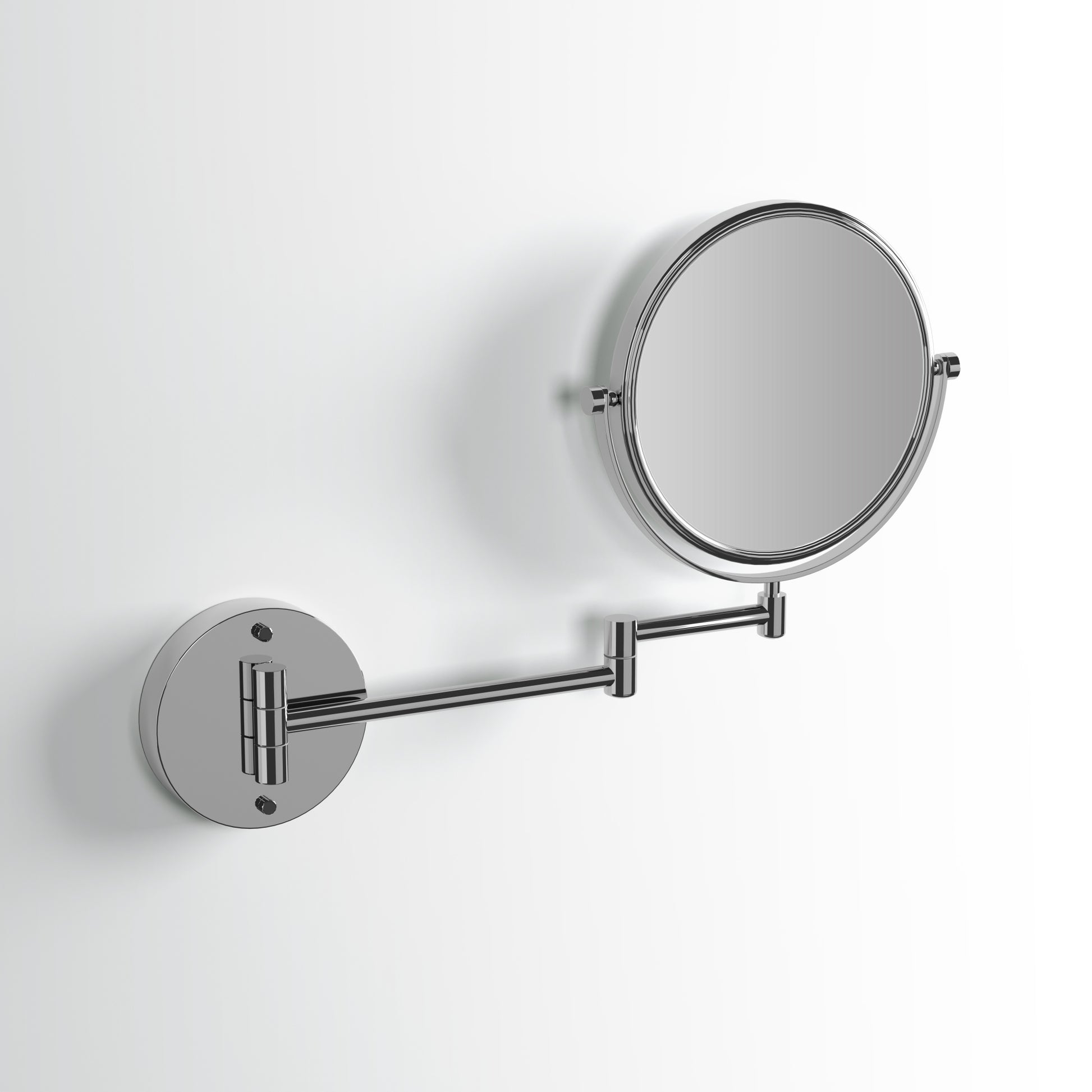 Vogue Wall Mounted Cosmetic Mirror Chrome