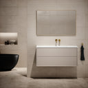 Volini Matte Cappuccino Vanity Unit with Stone Basin 1200mm