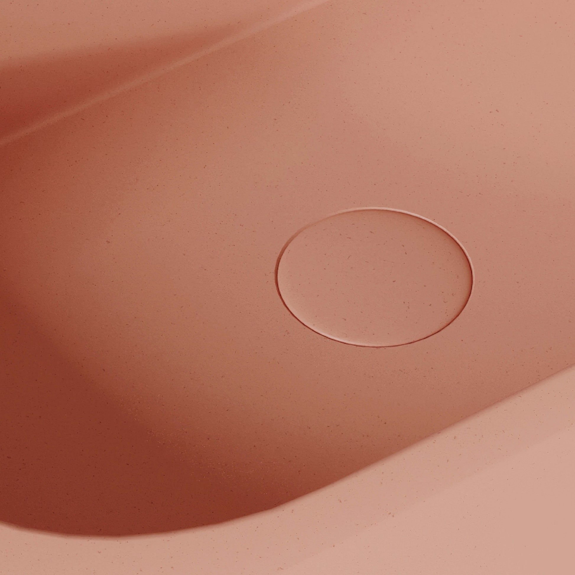 Voluto Blush Concrete Wall Hung Basin 650mm