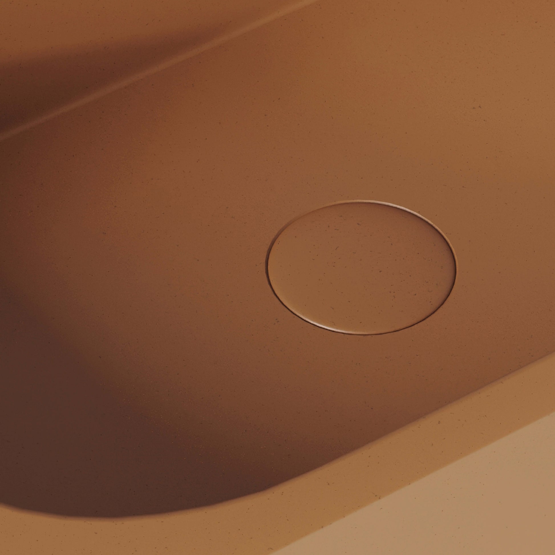 Voluto Sienna Concrete Wall Hung Basin 650mm