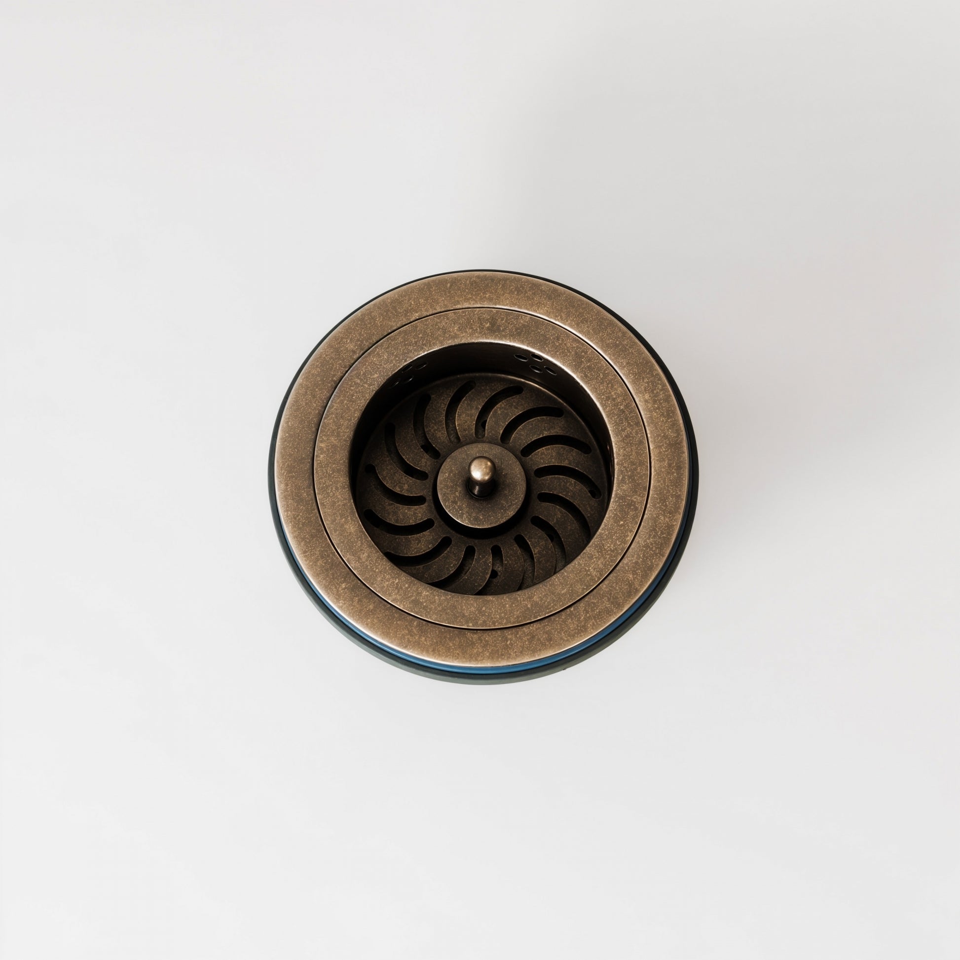 Windsor Aged Bronze Kitchen Basket Strainer Waste Kit
