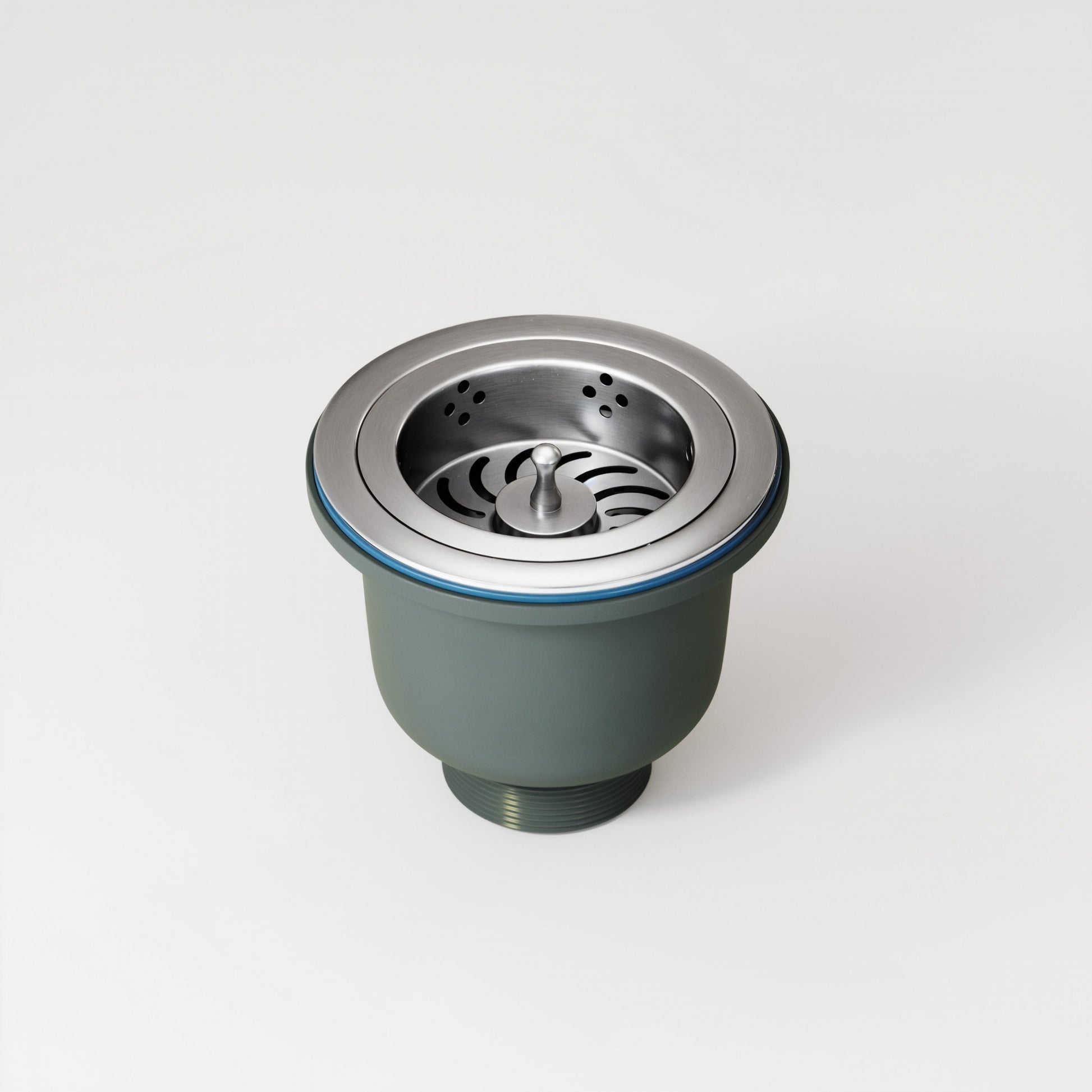 Windsor Brushed Stainless Kitchen Basket Strainer Waste Kit