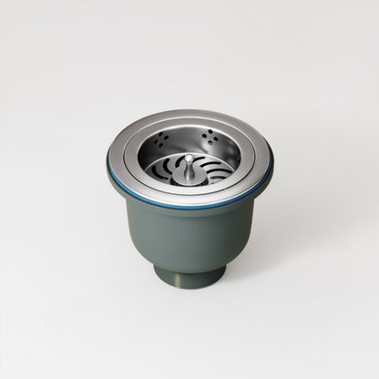 Windsor Brushed Stainless Kitchen Basket Strainer Waste Kit