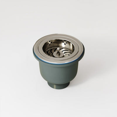 Windsor Polished Nickel Kitchen Basket Strainer Waste Kit
