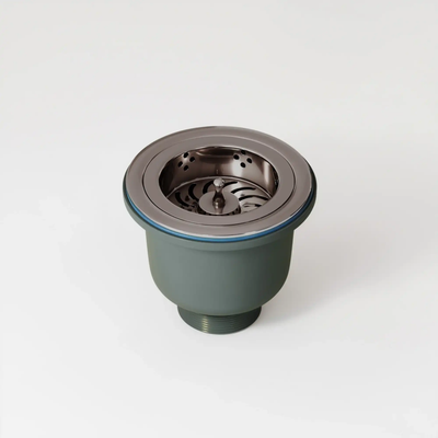 Windsor Polished Nickel Kitchen Basket Strainer Waste Kit