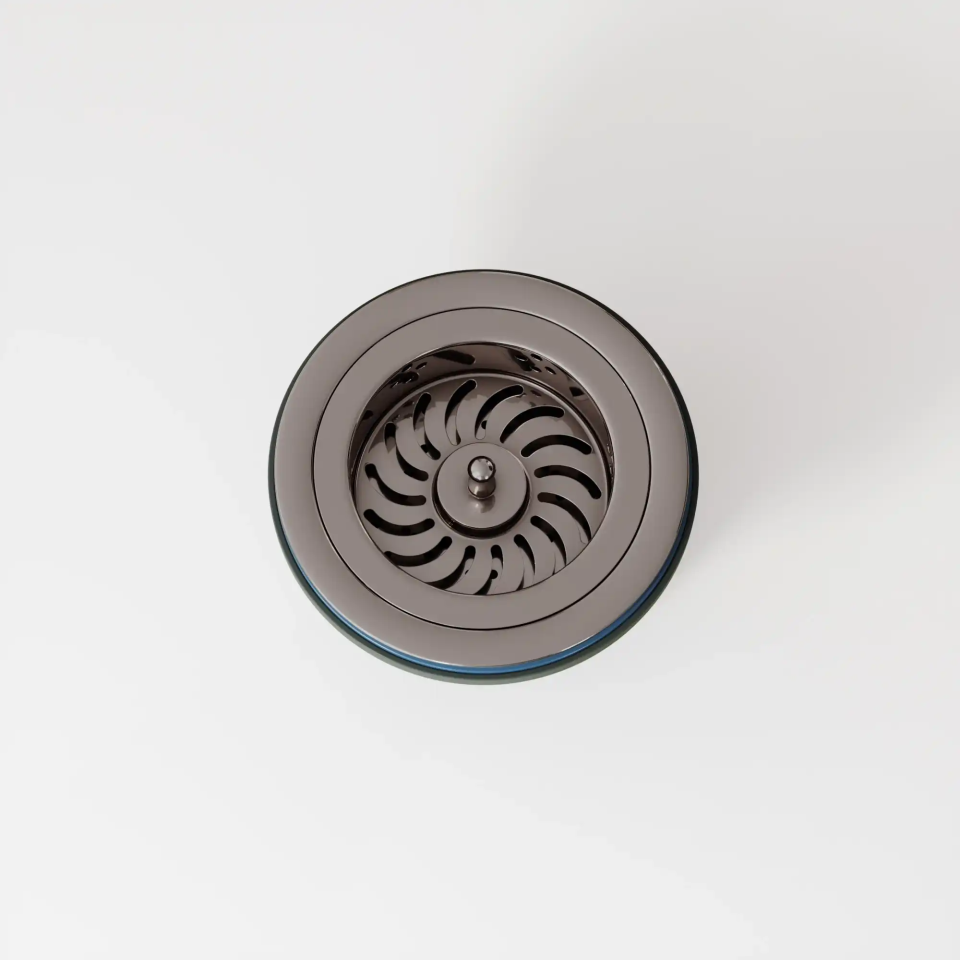 Windsor Polished Nickel Kitchen Basket Strainer Waste Kit