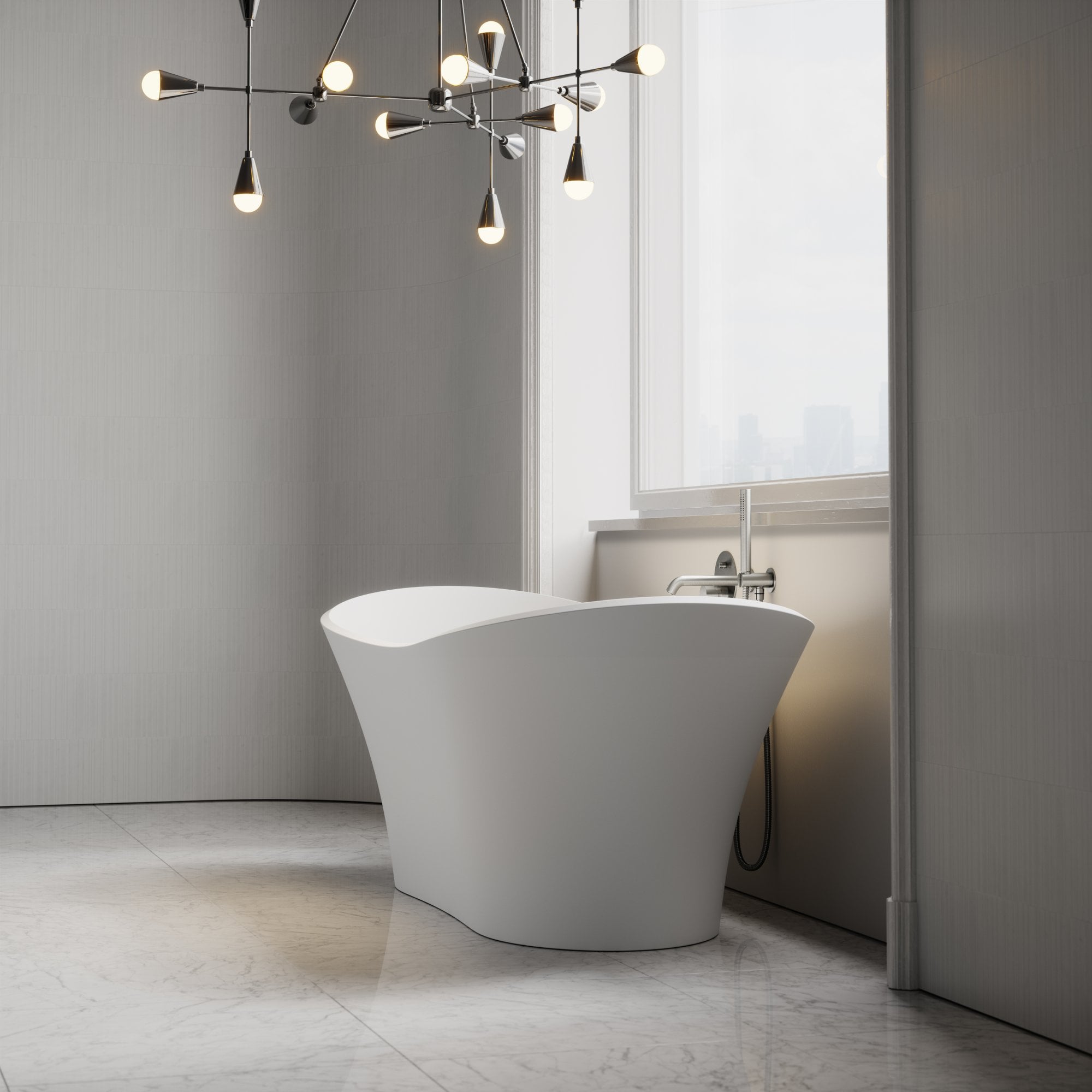 Amalfi Freestanding Stone Bath 1750 mm - LUSSO