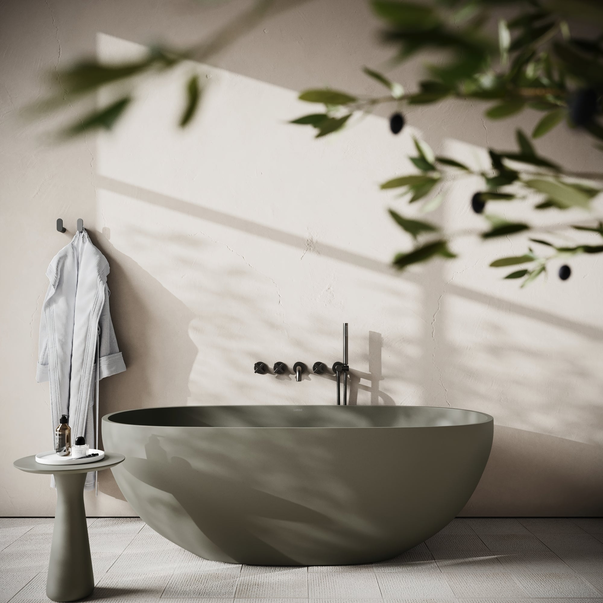 Avolto Oyster Freestanding Bath 1650mm LUSSO