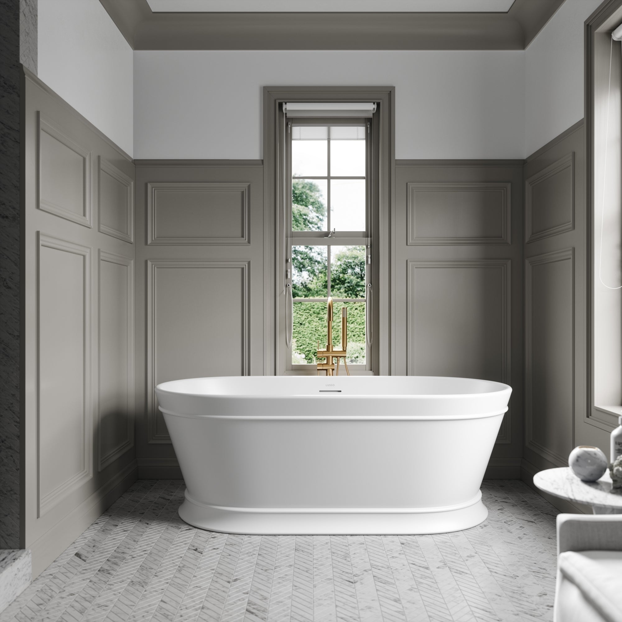 Lusso Light Palermo Freestanding Bath 1700mm LUSSO